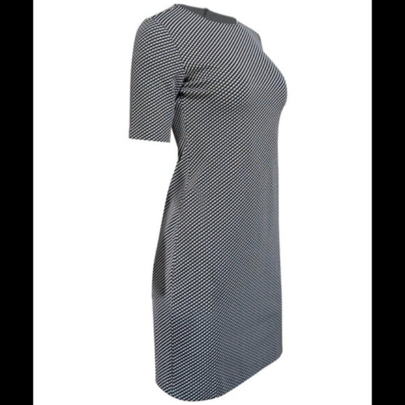 Theory Rijik Checkered Claymont Dress Size 6 Fitted Sheath Contemporary Business - Picture 3 of 9